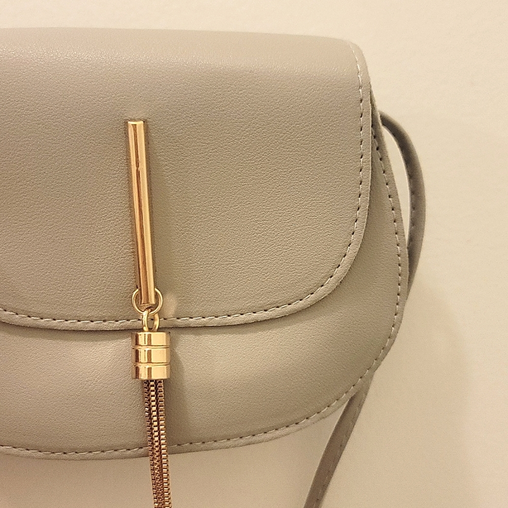 Grey Mini Crossbody Purse
